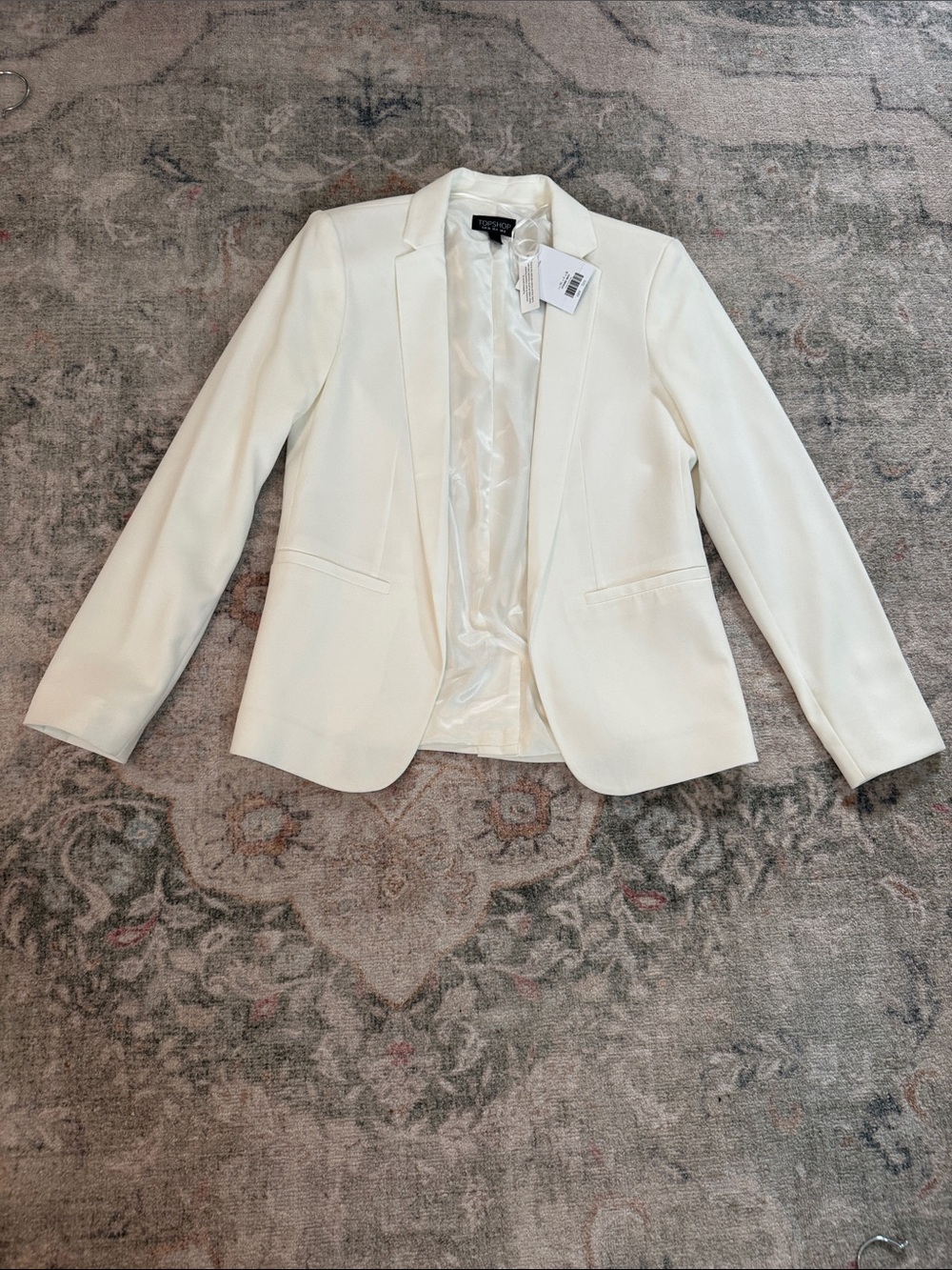 Topshop White Blazer